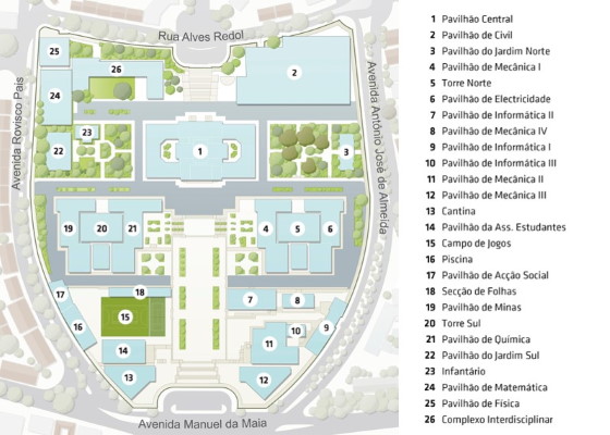 IST Campus Map